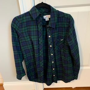 Vineyard Vines flannel button up - size 2